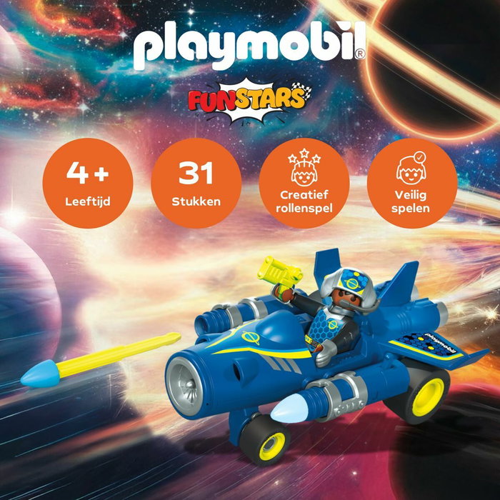 Playmobil FunStars Racing Avión Espacial 71719