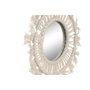 DKD Home Decor Set de 3 Espejos Macramé y Cristal Blanco 20x20 cm