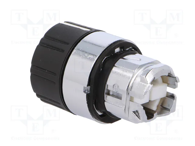 SCHNEIDER ELECTRIC Interruptor rotativo Harmony XB4 de 22mm, 1 posición estable, negro