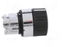 SCHNEIDER ELECTRIC Interruptor rotativo Harmony XB4 de 22mm, 1 posición estable, negro