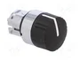 SCHNEIDER ELECTRIC Interruptor rotativo Harmony XB4 de 22mm, 1 posición estable, negro