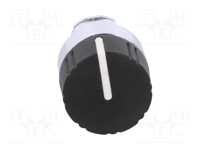 SCHNEIDER ELECTRIC Interruptor rotativo Harmony XB4 de 22mm, 1 posición estable, negro