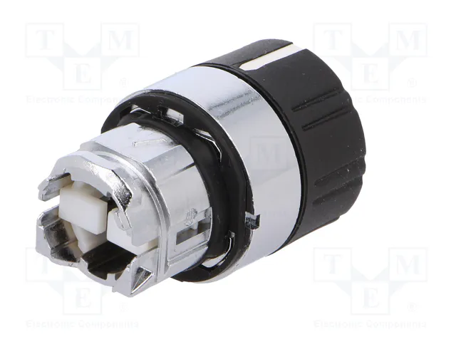 SCHNEIDER ELECTRIC Interruptor rotativo Harmony XB4 de 22mm, 1 posición estable, negro