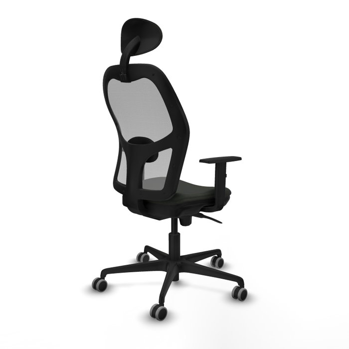 PIQUERAS Y CRESPO Silla de oficina Jorquera con mecanismo Sincro, Negro y Gris PIQUERAS Y CRESPO Silla de oficina Jorquera con mecanismo Sincro, Negro y Gris