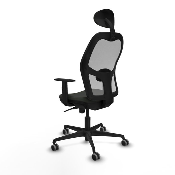 PIQUERAS Y CRESPO Silla de oficina Jorquera con mecanismo Sincro, Negro y Gris PIQUERAS Y CRESPO Silla de oficina Jorquera con mecanismo Sincro, Negro y Gris