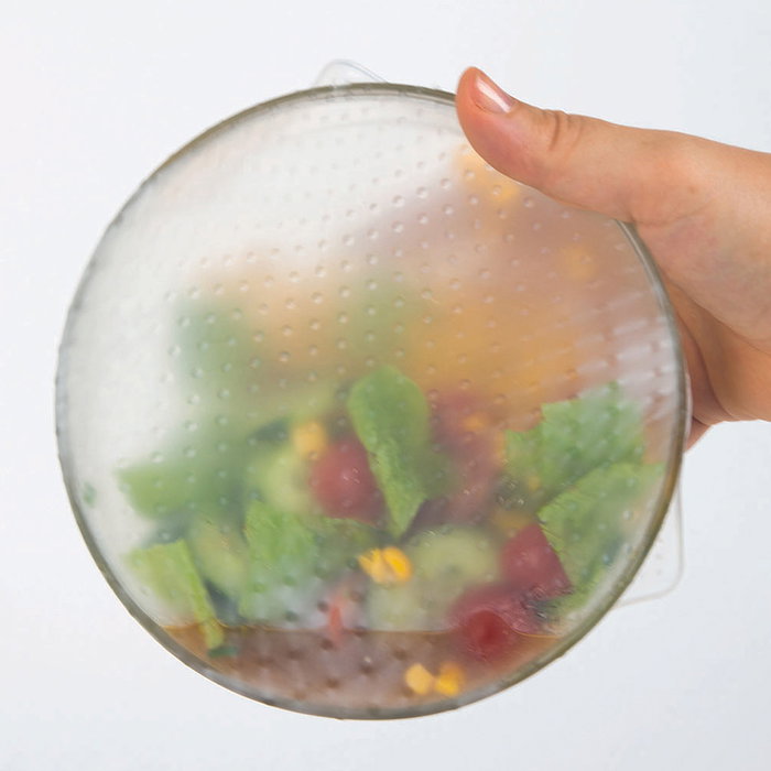 Cook Concept Juego de 3 Tapas de Silicona Estirables con 3 Tamaños
