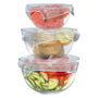 Cook Concept Juego de 3 Tapas de Silicona Estirables con 3 Tamaños