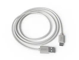 Groovy Cable USB-A a Tipo C 1 m Blanco - Para Carga y Sincronización de Dispositivos Android, Cámaras, Libros Digitales y Más