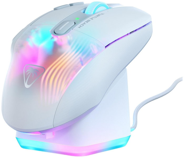 Ratón Gaming Inalámbrico Turtle Beach Kone XP Air Blanco Ergonómico RGB 19000 DPI Ratón Gaming Inalámbrico Turtle Beach Kone XP Air Blanco Ergonómico RGB 19000 DPI