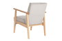 DKD Home Decor Sillón Sixties Gris Natural 68 x 81 x 63 cm