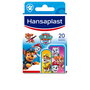 Hansaplast Kids Paw Patrol Tiritas para Niños, 20 Unidades, Tiras Adhesivas con Diseño