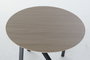 DKD Home Decor Mesita Auxiliar de Metal y Madera Marrón Claro y Negro