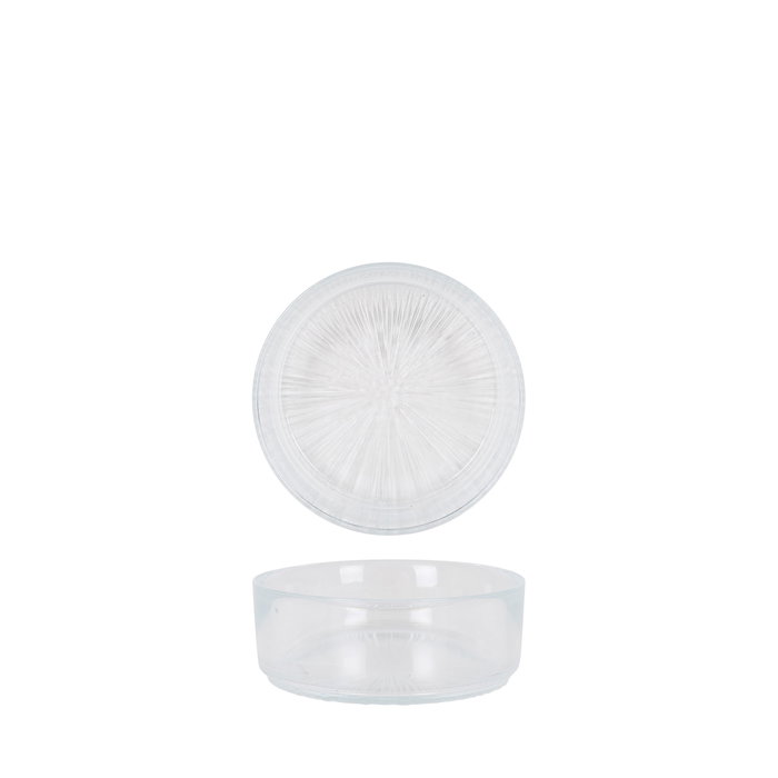 Viejo Valle Bol Caracalla - Plato hondo de vidrio para vajilla, 11 cm de diámetro x 4 cm de alto (Set de 12)