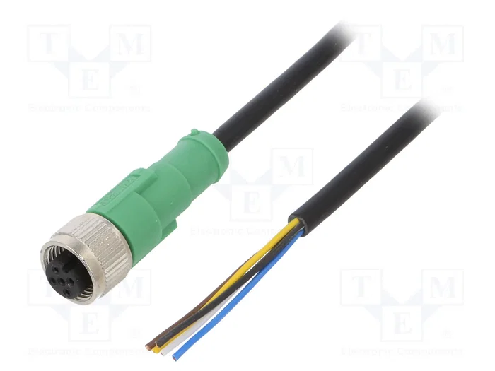 PHOENIX CONTACT SAC-5P-10,0-PVC/M12FS Cable para Sensores M12 Hembra Recto 10m PHOENIX CONTACT SAC-5P-10,0-PVC/M12FS Cable para Sensores M12 Hembra Recto 10m