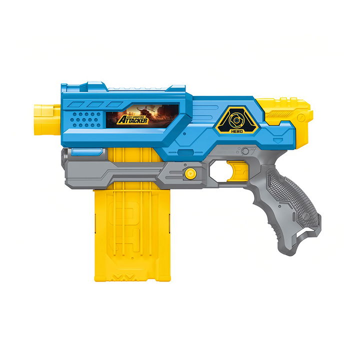 Tachan T01031 Pack Pistola Blaster, Máscara de Batalla y 12 Dardos de Espuma Suave para Niños +8 Años