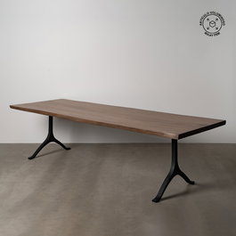 Mesa Comedor Madera-Metal Salón 300 X 90 X 77 cm