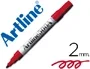 Artline EK-500 Rotulador para Pizarra Blanca Punta Redonda 2 mm Recargable Tinta Antisedo Color Rojo