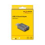 DeLOCK 66633 Tarjeta de sonido externa USB 2.0 a 2 x 3,5 mm
