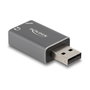 DeLOCK 66633 Tarjeta de sonido externa USB 2.0 a 2 x 3,5 mm