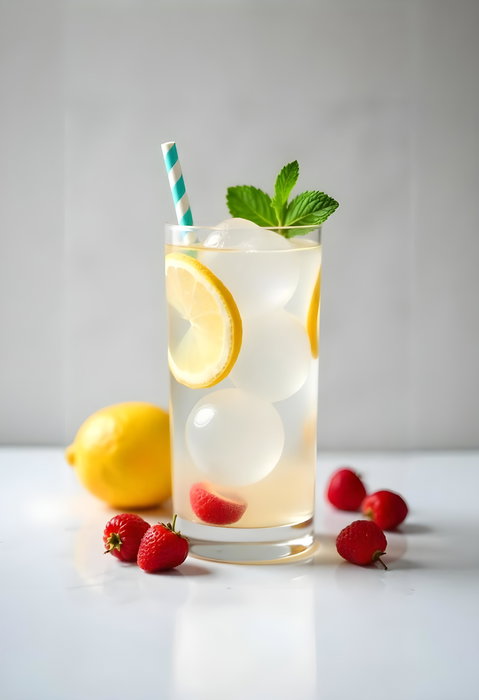 Inde Cubitera Flexible de Silicona Roja para 6 Cubitos de Hielo, 18 x 12.5 x 4.75 cm (24 Unidades)