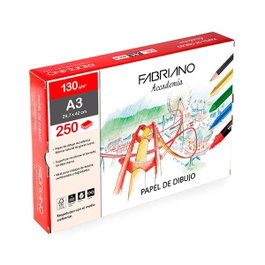 Fabriano 250 Láminas de Dibujo 130g A4