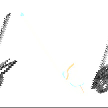 GARDENA ComfortCut 60 Akku-Heckenschere 18V-P4A, tijera de podar eléctrica a batería 18V, hoja doble de 60 cm, color negro azul naranja, vibración 1.5 m/s2, 84 dB, 3.1 kg