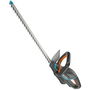 GARDENA ComfortCut 60/18V-P4A - Tijera de podar eléctrica para setos, con hoja doble de 60 cm, batería de 18V, 3.1 kg, negro/azul/naranja