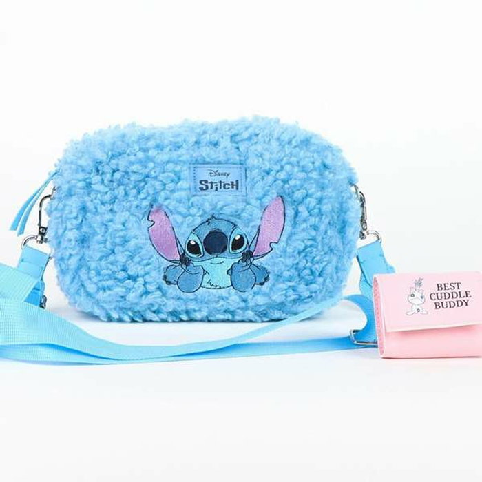 Cerdá Bolso Bandolera Stitch Borreguillo Azul Cerdá Bolso Bandolera Stitch Borreguillo Azul
