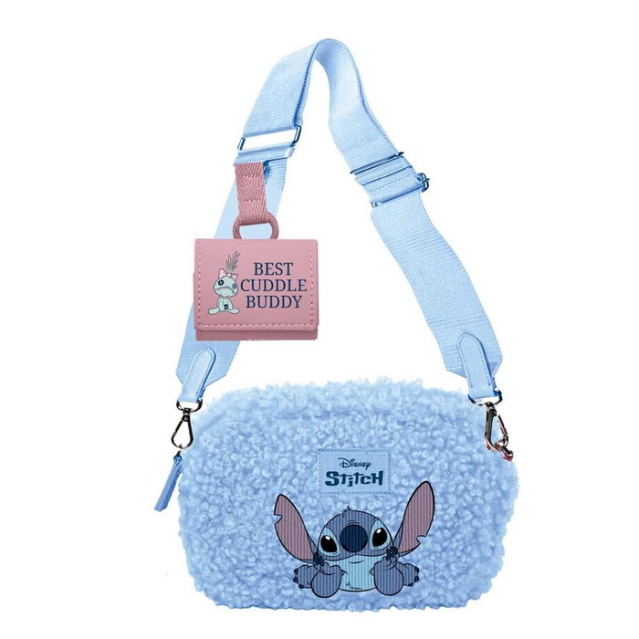 Cerdá Bolso Bandolera Stitch Borreguillo Azul Cerdá Bolso Bandolera Stitch Borreguillo Azul