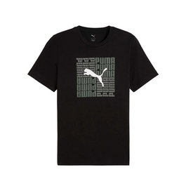 Camiseta de Manga Corta Hombre Puma Graphic Box Negro 9-10 Años