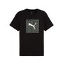 Camiseta de Manga Corta Hombre Puma Graphic Box Negro 9-10 Años