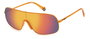 Polaroid PLD-6222-S-L7Q Gafas de sol con cristal rojo y detalles naranja
