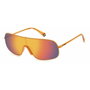 Polaroid PLD-6222-S-L7Q Gafas de sol con cristal rojo y detalles naranja