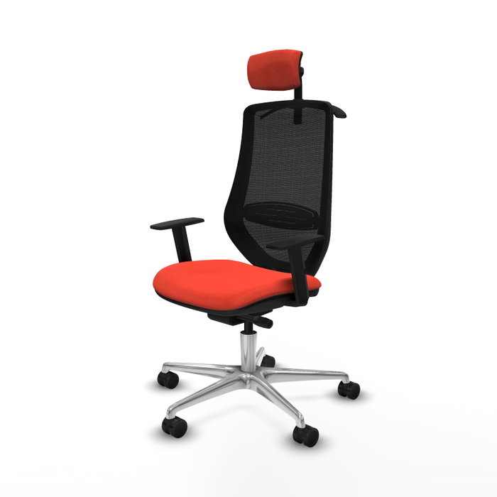PIQUERAS Y CRESPO Silla de oficina Mardos Naranja oscuro/Negro PIQUERAS Y CRESPO Silla de oficina Mardos Naranja oscuro/Negro