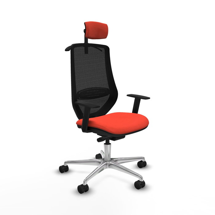 PIQUERAS Y CRESPO Silla de oficina Mardos Naranja oscuro/Negro PIQUERAS Y CRESPO Silla de oficina Mardos Naranja oscuro/Negro
