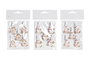 DKD Home Decor Set de 5 Pinzas de MDF Surtidas en Blanco y Rosa