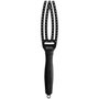 Olivia Garden Fingerbrush Cepillo de Nailon Negro Small