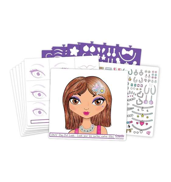 Crayola Álbum de Maquillaje de Estrellas 26x28 cm para Crear Nuevas Combinaciones +8 años Crayola Álbum de Maquillaje de Estrellas 26x28 cm para Crear Nuevas Combinaciones +8 años