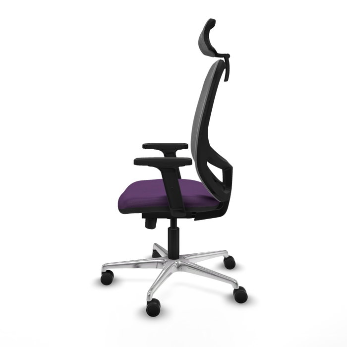 PIQUERAS Y CRESPO Silla de oficina Cilanco con mecanismo Sincro/Traslack, Morado y Gris PIQUERAS Y CRESPO Silla de oficina Cilanco con mecanismo Sincro/Traslack, Morado y Gris