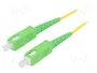 LogiLink FPSSC10 Cable de fibra óptica OS2 SC/APC a SC/APC monomodo de 10 m, amarillo