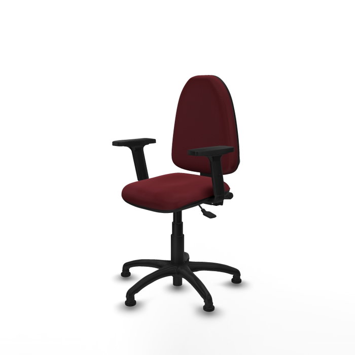 PIQUERAS Y CRESPO Silla de oficina Aýna Granate con mecanismo Asincro PIQUERAS Y CRESPO Silla de oficina Aýna Granate con mecanismo Asincro