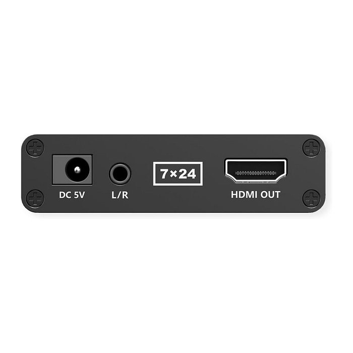 VALUE Extensor KVM HDMI USB sobre Cat.6/6A hasta 70m para 1080p - Transmisor y Receptor Metálico - Ref. 14.99.3042