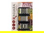 Kinvara Set 3 Ralladores Con Deposito Pequeño 17 x 23.5 x 3.5 cm (Set de 12)
