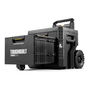 Toughbuilt Caja de Herramientas con Ruedas 2 Cajones Stacktech, Apilable, Mango Telescópico, 113 kg Capacidad, 53 x 40.5 x 47.7 cm