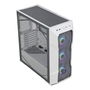Cooler Master MasterBox TD500 ARGB V2 White Midi Tower PC ATX Vidrio Templado Malla Iluminación Multi Color