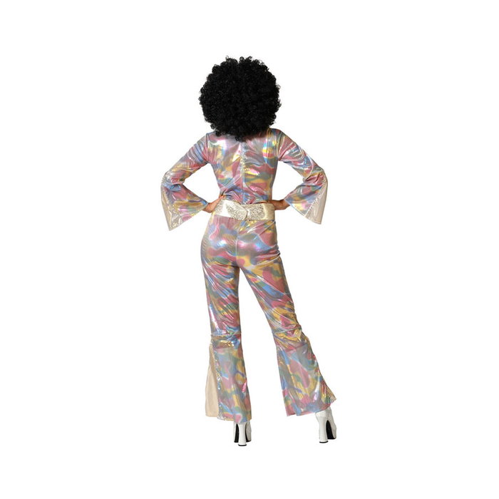 Atosa Disfraz Disco Mujer Adulto Multicolor con Cinturón