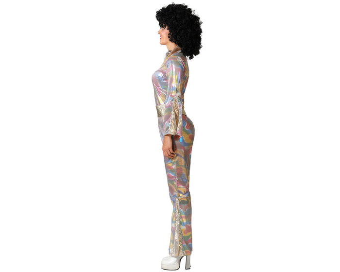 Atosa Disfraz Disco Mujer Adulto Multicolor con Cinturón