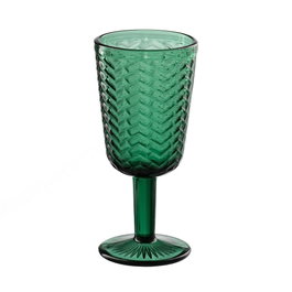 Ixia Copa Verde de Cristal para Decoración de 280ml
