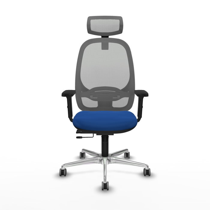 PIQUERAS Y CRESPO Silla de oficina Cilanco Azul y Gris PIQUERAS Y CRESPO Silla de oficina Cilanco Azul y Gris