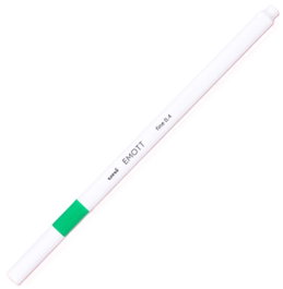 UNI-BALL uni emott Rotuladores de punta fina 0,4mm Verde nº6 (Pack de 10)